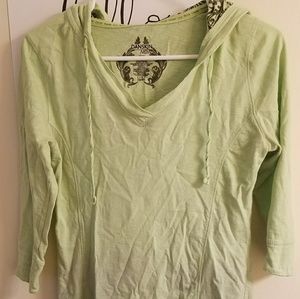 Light 2/3 sleeve hoodie